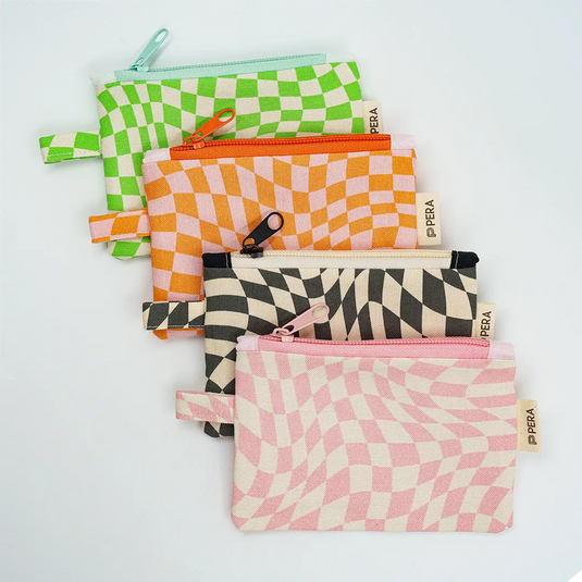 Candy Check Zippered Wallet