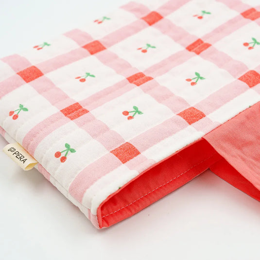 Cherry Picnic Book Sleeve - Small