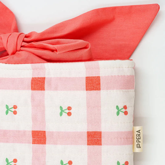 Cherry Picnic Book Sleeve - Small