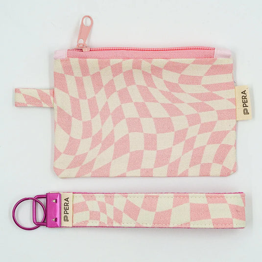 Candy Check Zippered Wallet