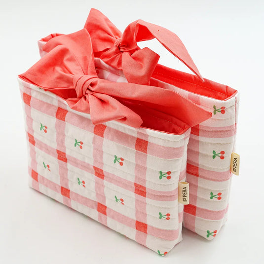 Cherry Picnic Book Sleeve - Small